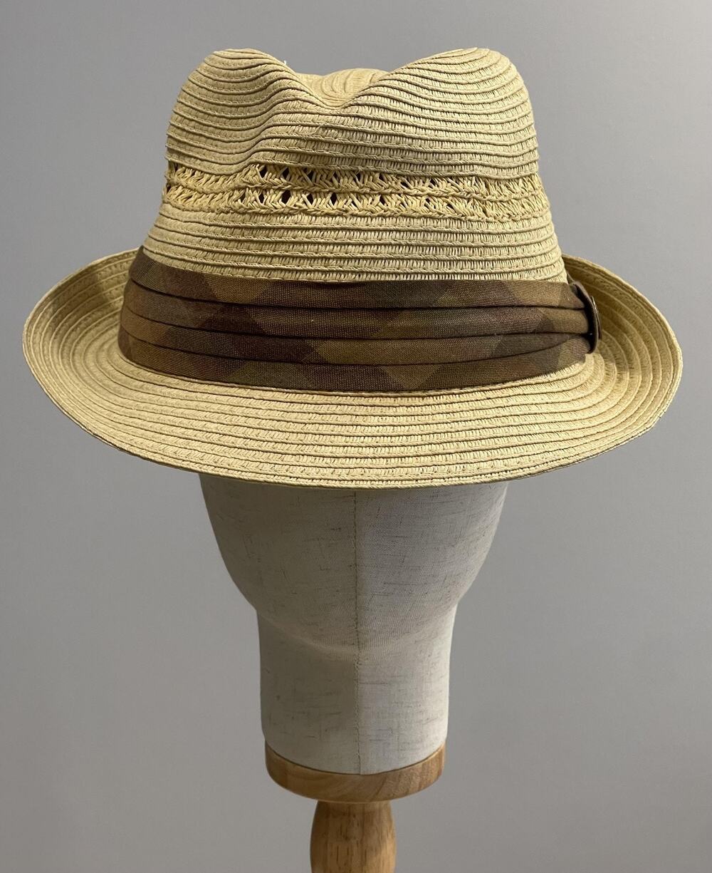 Goorin Hat Cap Fedora Men One Size Beige Straw Lined Breathable Travel